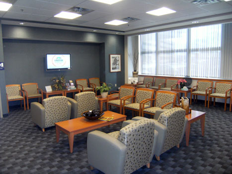 Lehigh Valley Diagnostic Imaging CT Suite Fit-out Waiting room looking south