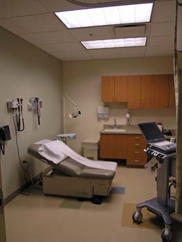 St. Luke's Hospital  Cancer Center Fit-out Exam room
