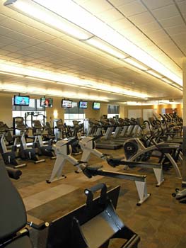 St. Luke's Hospital Health & Fitness Center and Human Resources Offices Fit-out Fitness center cardio room