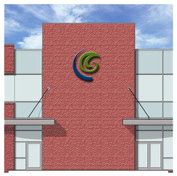 Hazleton Health & Wellness Center Rendering of western entrance